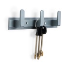 Вешалка CAPPIO CVP007, алюминиевая, трехрожковая, цвет графит - Фото 3