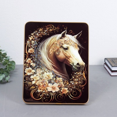 Картина акрил настольная «Царский конь», 25×20 см