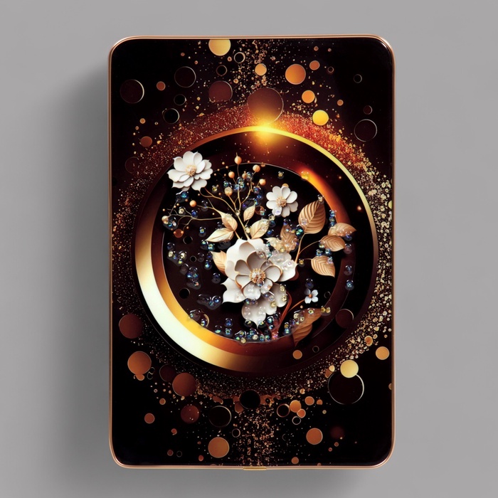 Картина акрил «Цветочная абстракция», 30×20 см - Фото 1