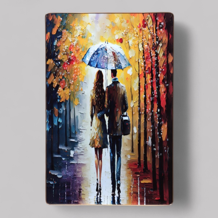 Картина акрил «Вечернее свидание», 60×39.5 см - Фото 1