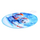 Ледянка мягкая, детская «Снеговик», диаметр 35 см - Фото 5