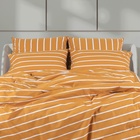 Наволочка Этель "Mustard stripes" 50*70см, 100% хлопок, поплин 125г/м2 - Фото 6