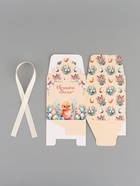 Коробка складная «Светлой Пасхи», 12×12×12 см  (артикул 10208008)  большой выбор товаров оптом и в розницу по низким ценам с доставкой