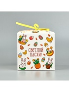 Коробка складная на Пасху «Пасхальная», 12 х 12 х 12 см - Фото 2
