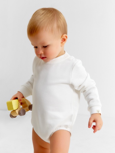 Свитшот - боди детский MINAKU, рост 80-86 см, экрю