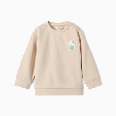Свитшот детский MINAKU, рост 80-86 см, экрю