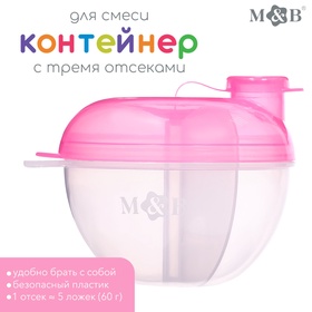 M&B, Контейнер для смеси с дозатором, розовый SL-07252A 10637772