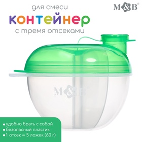 M&B, Контейнер для смеси с дозатором, зеленый SL-07252D 10637775