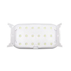 Лампа для маникюра, LED, 18 диодов, 3 Вт, таймер, USB, белая - Фото 2