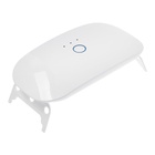 Лампа для маникюра, LED, 18 диодов, 3 Вт, таймер, USB, белая - Фото 4