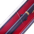 УЦЕНКА Ручка шариковая, подарочная, в пластиковом футляре, поворотная, «Эксперт», чёрная матовая с золотистыми вставками - Фото 2