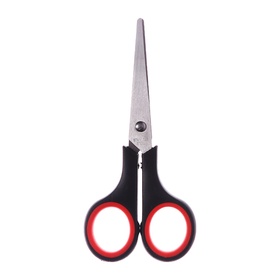 УЦЕНКА Ножницы канцелярские 14 см, ручки пластиковые с резиновыми вставками 10851869