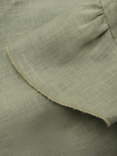 Платье для девочки «Крошка Я» Linen, рост 74-80 см, зелёное