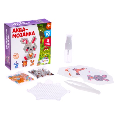 УЦЕНКА Аквамозаика для детей «Лесные зверята», 270 шариков