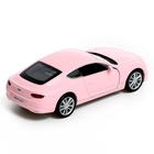 Машина металлическая BENTLEY CONTINENTAL GT, 1:32, инерция, цвет матовый розовый, уценка 10851995
