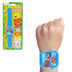 {{photo.Alt || photo.Description || 'УЦЕНКА Музыкальные часики «Мишка», детские, звук, синий'}}