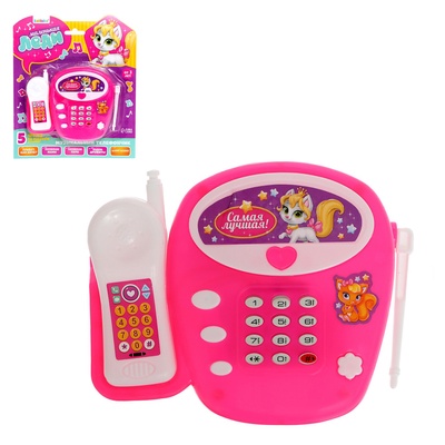 УЦЕНКА Музыкальный телефончик «Маленькая леди», русская озвучка, МИКС