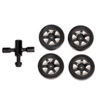 Машинка на пульте управления «Легенда Дрифта», радиоуправление, полный привод, 40 км/ч, 2 комплекта колёс, 1:16, цвет белый - Фото 11