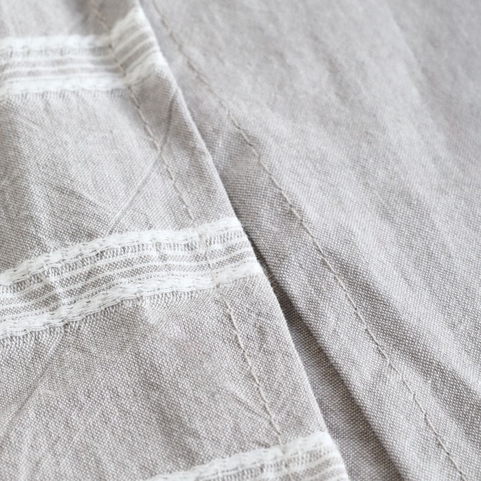 Постельное бельё евро SL Home Cotton lace, жаккард, серое