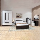 Шкаф двухдверный «Розалия», 836×510×2200 мм, цвет венге / белый глянец - Фото 3