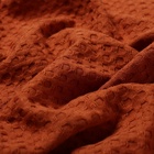 Плед Крошка Я Waffle 70*140 см, цв.терракотовый, вафля, 100% хлопок, 195гр/м2 - фото 28518234