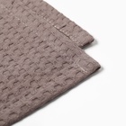 Плед Крошка Я Waffle 70*140 см, цв.серый, вафля, 100% хлопок, 195гр/м2 - фото 28518240