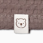 Плед Крошка Я Waffle 70*140 см, цв.серый, вафля, 100% хлопок, 195гр/м2 - фото 28518241