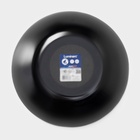 Тарелка глубокая Luminarc COTTAGE BLACK, 700 мл, d=20 см, стекло, чёрная - Фото 4