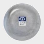 Десертная тарелка Luminarc DIWALI MARBRE, d=19 см, стеклокерамика, серая - Фото 5