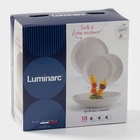 Сервиз столовый Luminarc DIWALI GRANITE, 18 предметов, d=25/20/19, стеклокерамика, серый - Фото 6