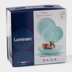 Сервиз столовый Luminarc DIWALI TURQUOISE, d=25/20/19 см, стеклокерамика, бирюзовый - Фото 7