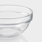 Салатник Luminarc EMPILABLE, 600 мл, d=14 см, штабелируемый, стекло, прозрачный - Фото 3