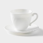 Чайный сервиз Luminarc CADIX, 220 мл, 6 персон, стеклокерамика, белый - Фото 3