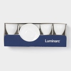 Чайный сервиз Luminarc CADIX, 220 мл, 6 персон, стеклокерамика, белый - Фото 9
