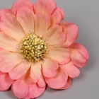 Бутон на ножке для декорирования "Многослойная ромашка бело-розовая" 6х6 см 10709994