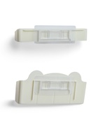 Подставка для зонтов, пластик, 23.5×7.5×11 см, 6.5×23.5×4 см, белая - Фото 4