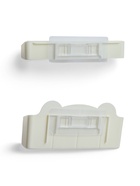 Подставка для зонтов, пластик, 23.5×7.5×11 см, 6.5×23.5×4 см, белая - Фото 2