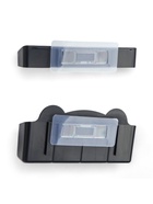 Подставка для зонтов, пластик, 23.5×7.5×11 см, 6.5×23.5×4 см, чёрная - Фото 4