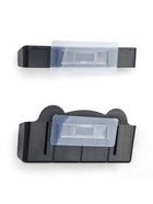 Подставка для зонтов, пластик, 23.5×7.5×11 см, 6.5×23.5×4 см, чёрная - Фото 2