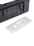 Подставка для зонтов, пластик, 23.5×7.5×11 см, 6.5×23.5×4 см, чёрная - Фото 5