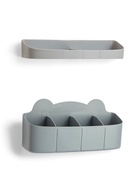 Подставка для зонтов, пластик, 23.5×7.5×11 см, 6.5×23.5×4 см, серая - Фото 4