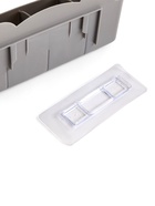 Подставка для зонтов, пластик, 23.5×7.5×11 см, 6.5×23.5×4 см, серая 10734885