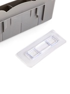 Подставка для зонтов, пластик, 23.5×7.5×11 см, серая - Фото 4