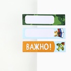 Подарочный набор, мини ручка и стикеры-закладки 20 л «С 23 февраля!» (комплект 2 шт) - фото 28119955