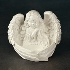 Подсвечник "Ангел" жемчуг, 11см - фото 30081342