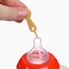 Бутылочка для кормления Крошка Я Baby time collection, широкое горло, от 6 мес., 240 мл, красная - Фото 13