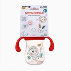 Бутылочка для кормления Крошка Я Baby time collection, широкое горло, от 6 мес., 240 мл, красная - Фото 14