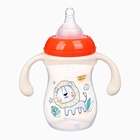 Бутылочка для кормления ШГ 240мл, Крошка Я, Baby time collection., цвет бежевый - фото 28518331