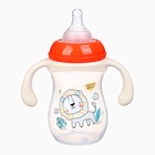 Бутылочка для кормления Крошка Я Baby time collection, широкое горло, от 6 мес., 240 мл, бежевый - Фото 3