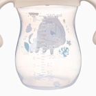 Бутылочка для кормления Крошка Я Baby time collection, широкое горло, от 6 мес., 240 мл, бежевый - Фото 8